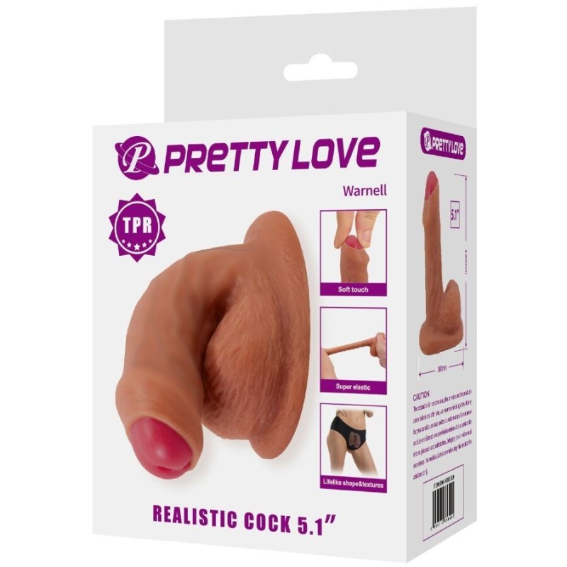 Pretty Love - Warnell Dildo Ultra Realistico Ed Elastico 95 Cm Mulato - PRETTY LOVE - Dildo Realistici | erosidea.com