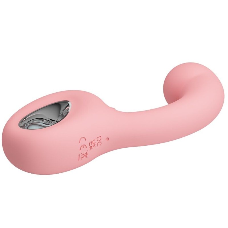 Pretty Love - Erynnyes Vibratore Punto G + Stimolatore Clitoride 10 Vibrazioni Rosa - PRETTY LOVE SMART - Vibratori punto G | erosidea.com