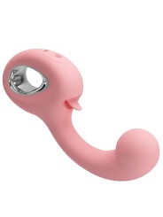 Pretty Love - Erynnyes Vibratore Punto G + Stimolatore Clitoride 10 Vibrazioni Rosa - PRETTY LOVE SMART - Vibratori punto G | erosidea.com