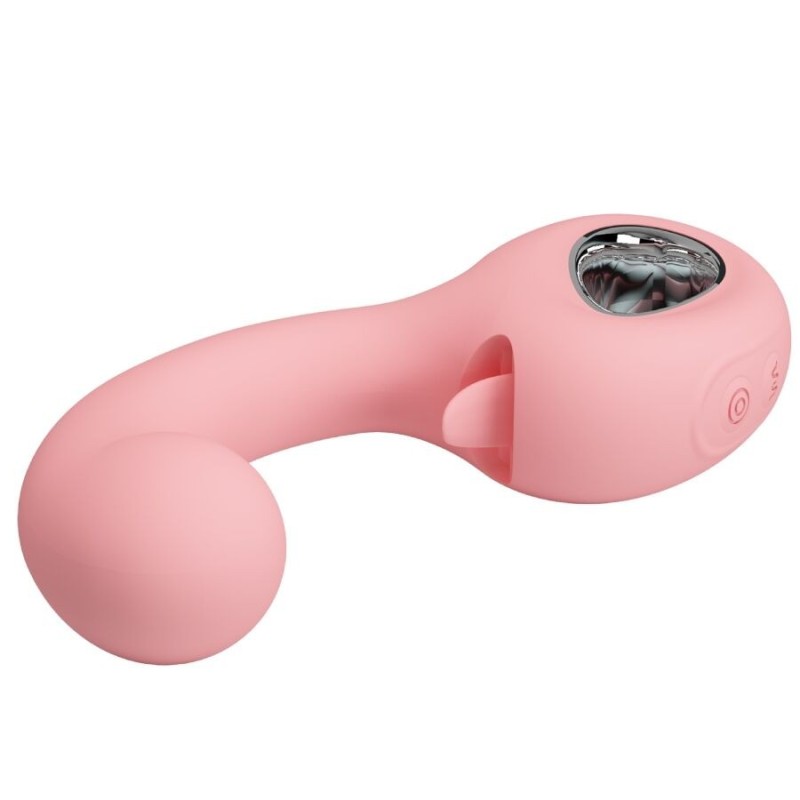 Pretty Love - Erynnyes Vibratore Punto G + Stimolatore Clitoride 10 Vibrazioni Rosa - PRETTY LOVE SMART - Vibratori punto G | erosidea.com