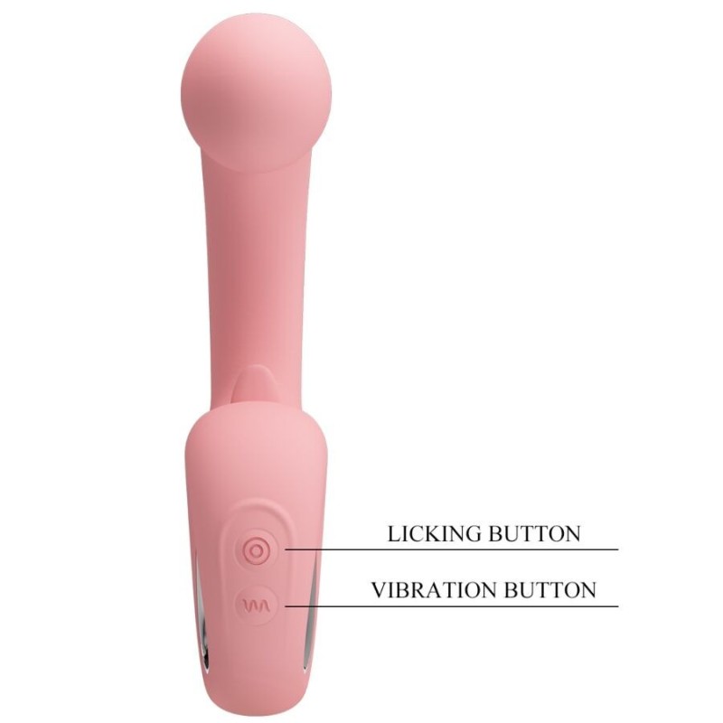 Pretty Love - Erynnyes Vibratore Punto G + Stimolatore Clitoride 10 Vibrazioni Rosa - PRETTY LOVE SMART - Vibratori punto G | erosidea.com