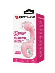 Pretty Love - Erynnyes Vibratore Punto G + Stimolatore Clitoride 10 Vibrazioni Rosa - PRETTY LOVE SMART - Vibratori punto G | erosidea.com