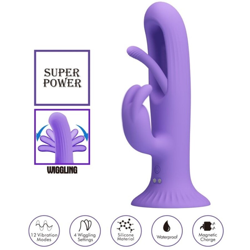 Pretty Love - Vibratore Rabbit Killmoulis 12 Modalit€ Di Vibrazione Viola - PRETTY LOVE - Vibratori Rabbit | erosidea.com