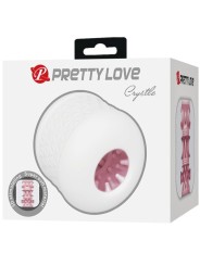 Pretty Love - Masturbatore Maschile Bianco Crystle - PRETTY LOVE MALE - Masturbatori Mini | erosidea.com