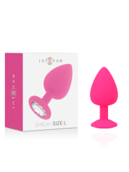 Intense - Shelki L Plug Anale Fucsia - INTENSE - Plug e Catene Anali | erosidea.com