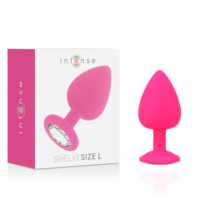 Intense - Shelki L Plug Anale Fucsia - INTENSE - Plug e Catene Anali | erosidea.com
