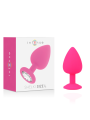 Intense - Shelki L Plug Anale Fucsia - INTENSE - Plug e Catene Anali | erosidea.com