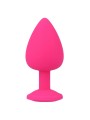 Intense - Shelki L Plug Anale Fucsia - INTENSE - Plug e Catene Anali | erosidea.com