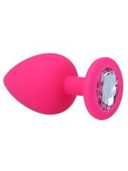 Intense - Shelki L Plug Anale Fucsia - INTENSE - Plug e Catene Anali | erosidea.com