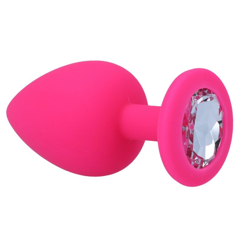 Intense - Shelki L Plug Anale Fucsia - INTENSE - Plug e Catene Anali | erosidea.com