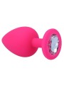 Intense - Shelki L Plug Anale Fucsia - INTENSE - Plug e Catene Anali | erosidea.com