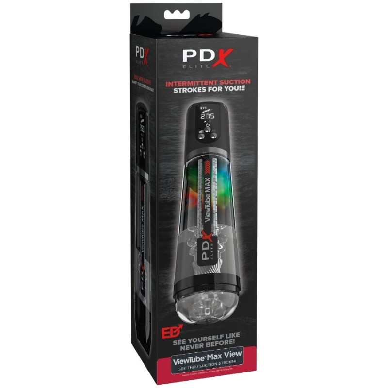 Pdx Elite - Viewtube Max View Masturbatore Automatico Con Aspirazione Trasparente - PDX Elite - Masturbatori | erosidea.com