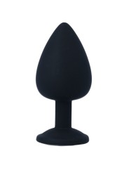 Intense - Plug Anale Shelki L Nero - INTENSE - Plug e Catene Anali | erosidea.com