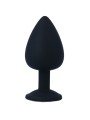 Intense - Plug Anale Shelki L Nero - INTENSE - Plug e Catene Anali | erosidea.com