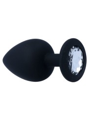 Intense - Plug Anale Shelki L Nero - INTENSE - Plug e Catene Anali | erosidea.com