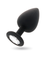 Intense - Plug Anale Shelki L Nero - INTENSE - Plug e Catene Anali | erosidea.com