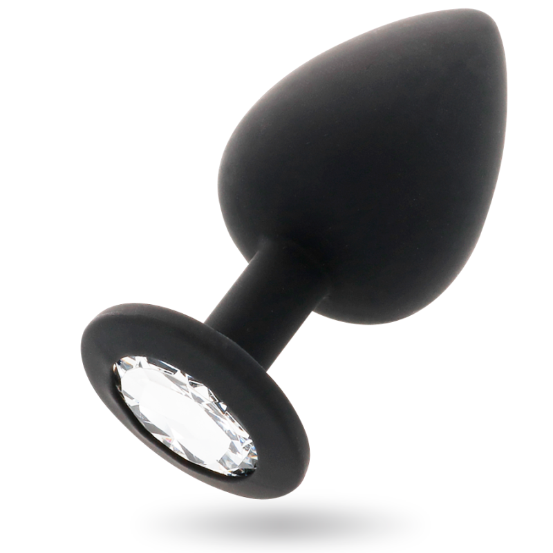 Intense - Plug Anale Shelki L Nero - INTENSE - Plug e Catene Anali | erosidea.com