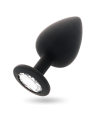 Intense - Plug Anale Shelki L Nero - INTENSE - Plug e Catene Anali | erosidea.com