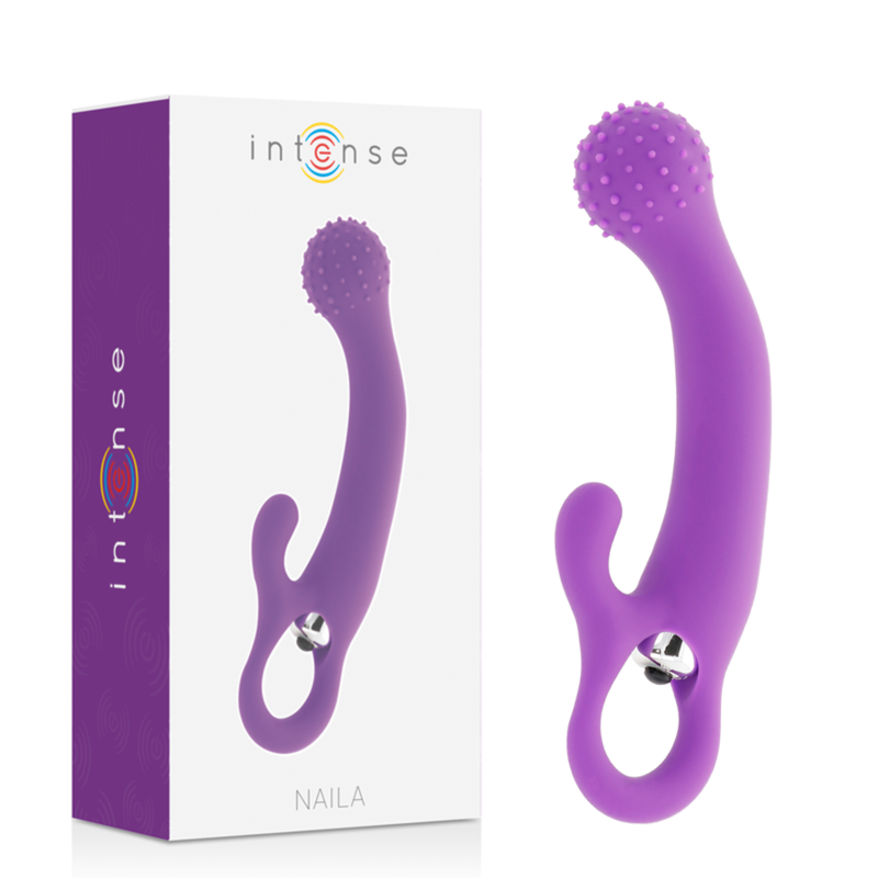 Intense - Naila Vibrante In Silicone Lilla - INTENSE FUN - Vibratori | erosidea.com