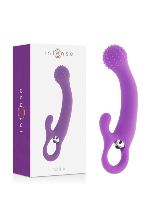 Intense - Naila Vibrante In Silicone Lilla - INTENSE FUN - Vibratori | erosidea.com