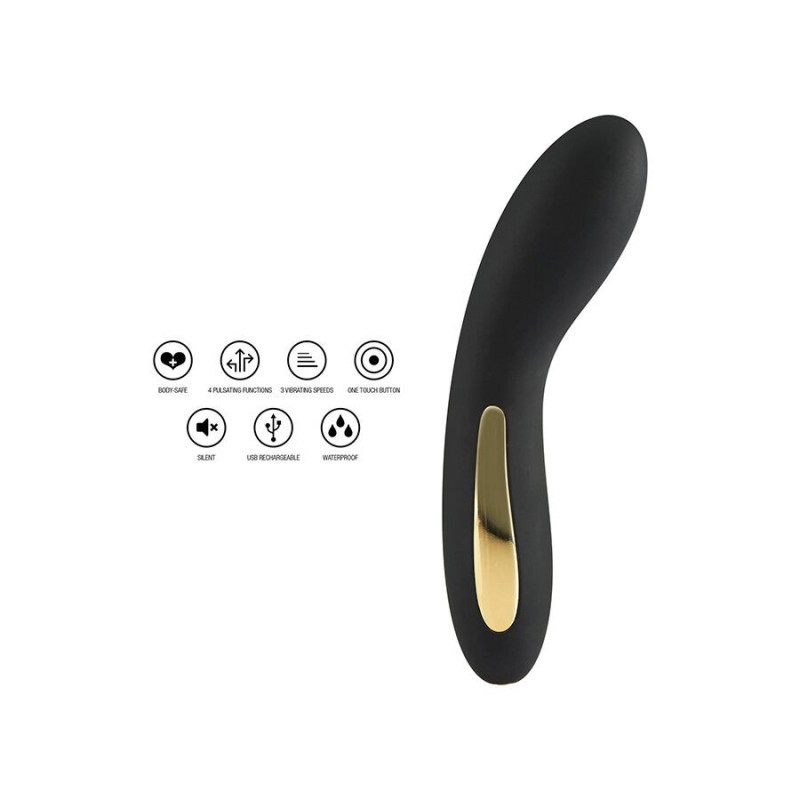 Toyjoy - Vibratore Nero Luminato - TOYJOY - Vibratori punto G | erosidea.com
