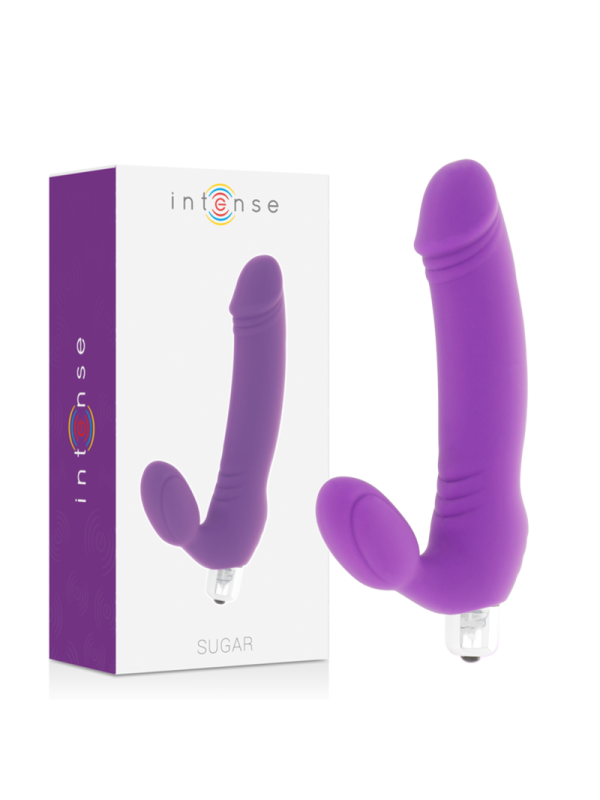 Intense - Stimolatore Clitoride Sugar Sette Velocita Silicone Lilla - INTENSE FUN - Vibratori Clitoride | erosidea.com