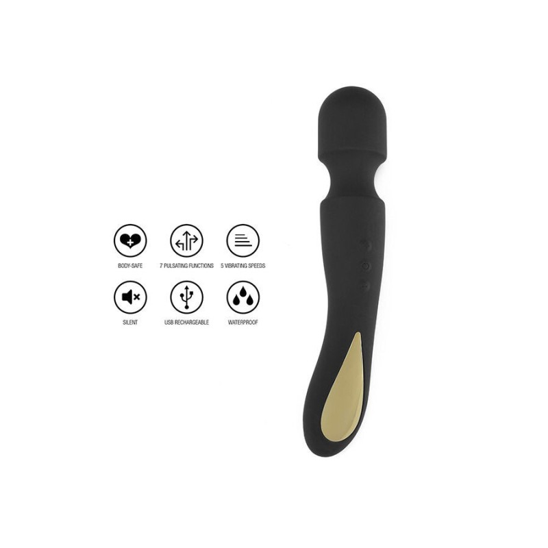 Toyjoy - Bacchetta Massaggiatrice Zenith Light Nera - TOYJOY - Magic Wand | erosidea.com