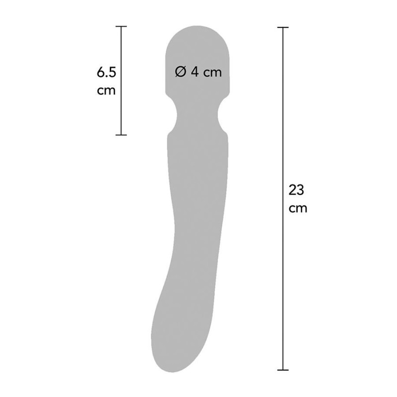 Toyjoy - Bacchetta Massaggiatrice Zenith Light Nera - TOYJOY - Magic Wand | erosidea.com