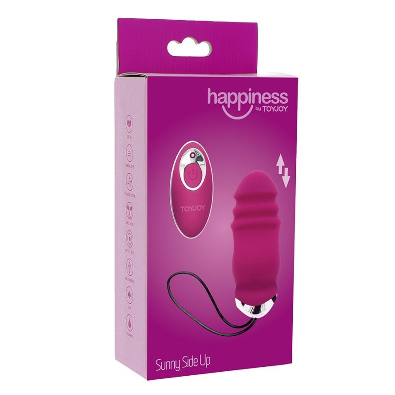 Toyjoy - Vibratore Fucsia Happiness Sunn Side Up And Down Con Telecomando - TOYJOY - Ovetti Palline Sfere | erosidea.com