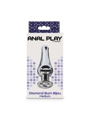 Toyjoy - Anal Play Diamond Bum Bijou Plug Anale Medio - TOYJOY - Plug e Catene Anali | erosidea.com