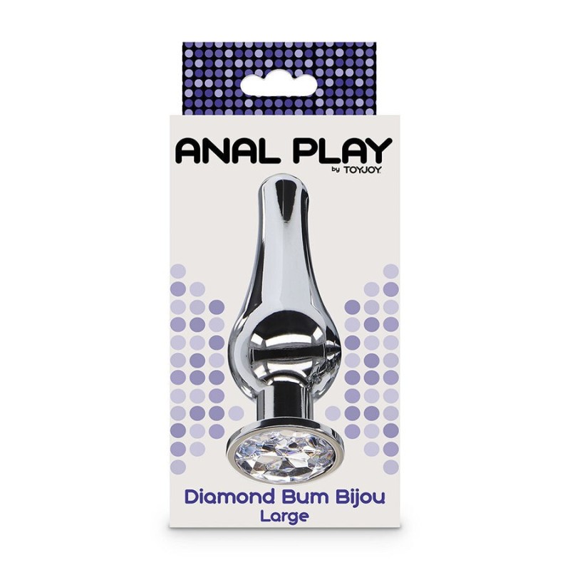 Toyjoy - Anal Play Diamante Bum Bijou Grande Plug Anale - TOYJOY - Plug e Catene Anali | erosidea.com