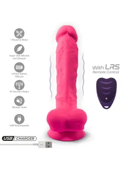 Dildo Realistico Silexd Rosa Con Telecomando Lrs