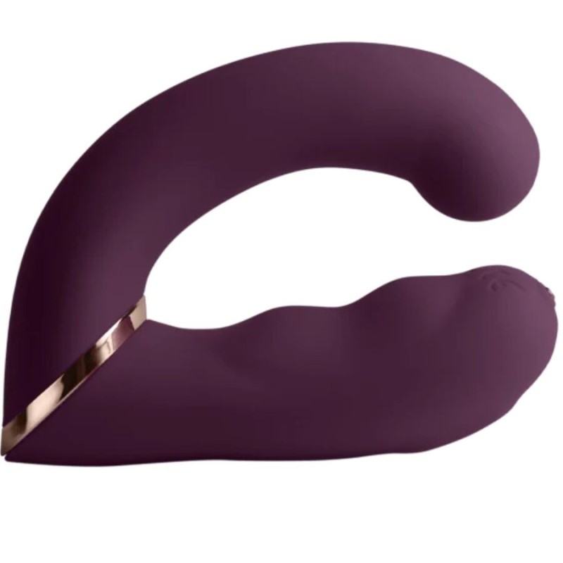 Vibratore Doppio Gemini Rocks-Off Stimolatore Del Clitoride Punto G Viola - ROCKS-OFF - Vibratori per Coppia | erosidea.com