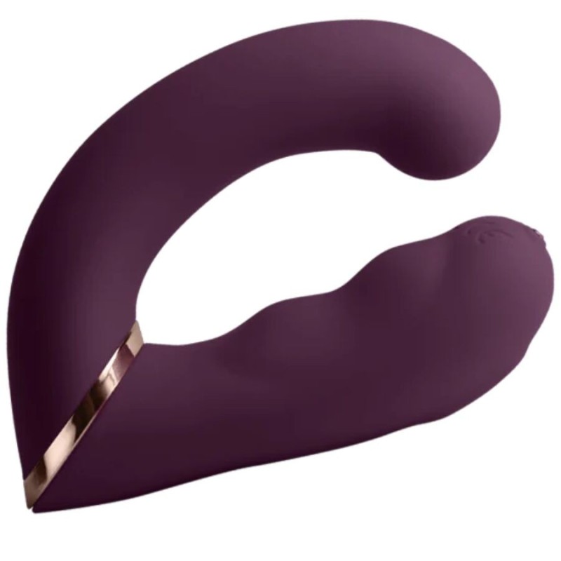 Vibratore Doppio Gemini Rocks-Off Stimolatore Del Clitoride Punto G Viola - ROCKS-OFF - Vibratori per Coppia | erosidea.com