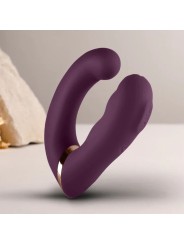 Vibratore Doppio Gemini Rocks-Off Stimolatore Del Clitoride Punto G Viola - ROCKS-OFF - Vibratori per Coppia | erosidea.com