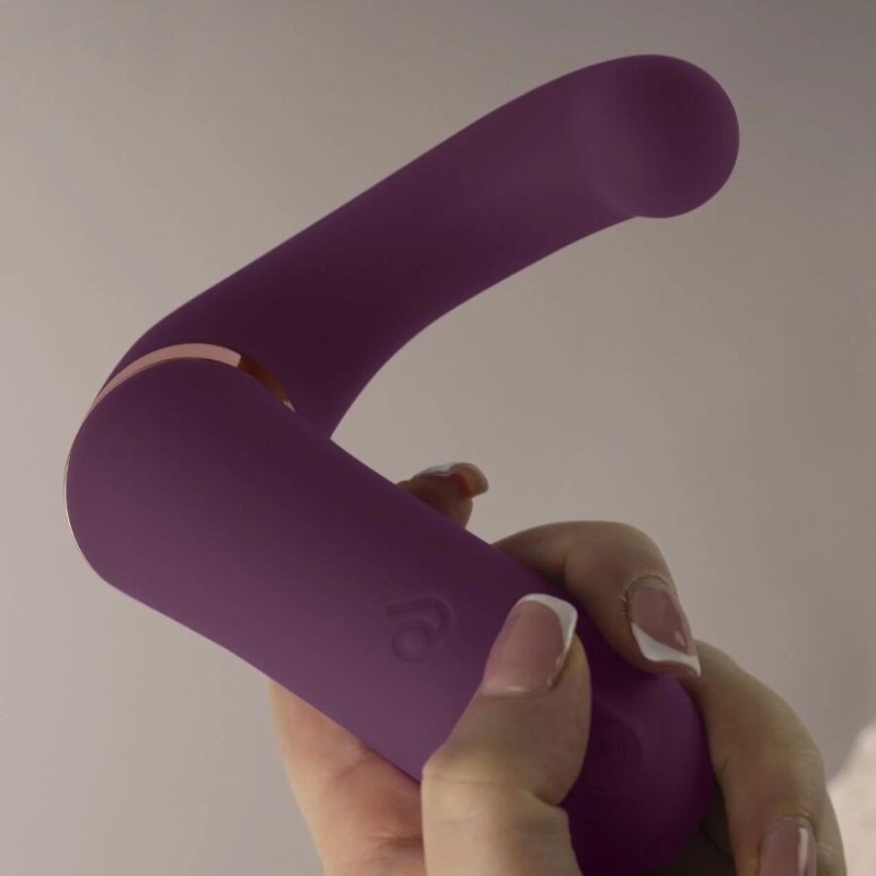 Vibratore Doppio Gemini Rocks-Off Stimolatore Del Clitoride Punto G Viola - ROCKS-OFF - Vibratori per Coppia | erosidea.com
