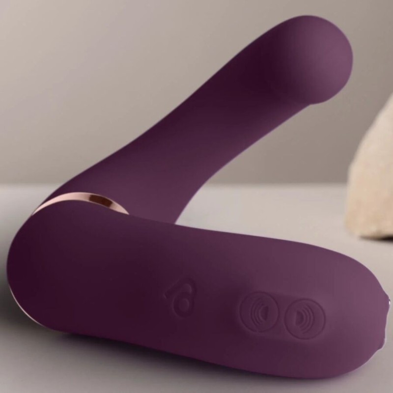 Vibratore Doppio Gemini Rocks-Off Stimolatore Del Clitoride Punto G Viola - ROCKS-OFF - Vibratori per Coppia | erosidea.com