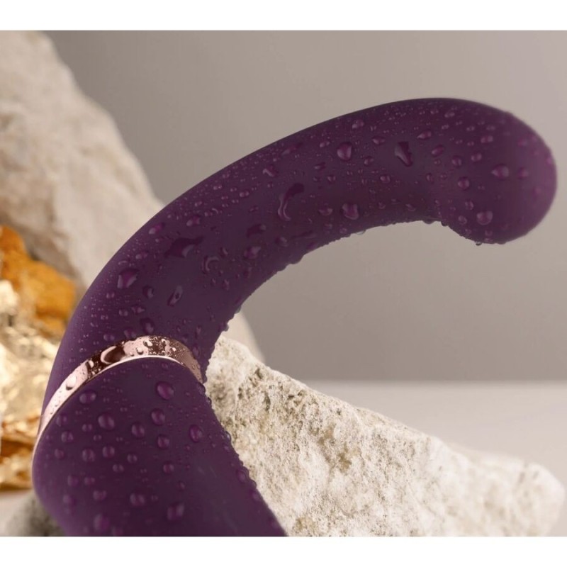 Vibratore Doppio Gemini Rocks-Off Stimolatore Del Clitoride Punto G Viola - ROCKS-OFF - Vibratori per Coppia | erosidea.com