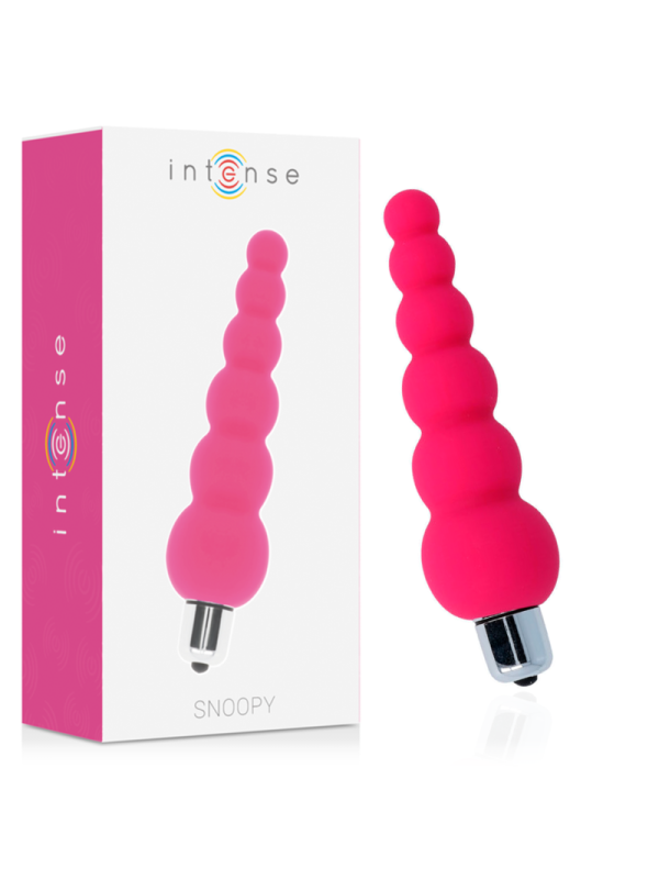 Vibratore Intense Snoopy Rosa Silicone 7 Velocita - INTENSE ANAL TOYS - Vibratori Anali | erosidea.com