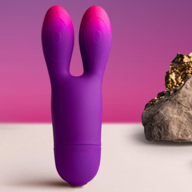 Rocks-Off - Vibratore Flessibile Glo-Girl Bunny Viola - ROCKS-OFF - Vibratori | erosidea.com