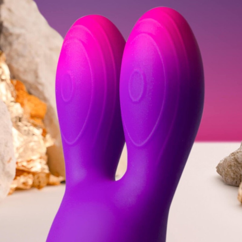Rocks-Off - Vibratore Flessibile Glo-Girl Bunny Viola - ROCKS-OFF - Vibratori | erosidea.com