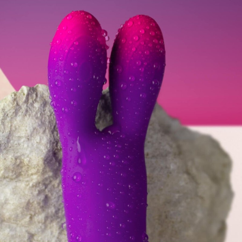 Rocks-Off - Vibratore Flessibile Glo-Girl Bunny Viola - ROCKS-OFF - Vibratori | erosidea.com