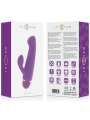 Vibratore Intense Boral 20 Velocita Silicone Lilla - INTENSE FUN - Vibratori Rabbit | erosidea.com