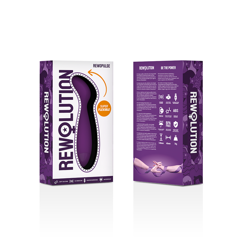 Vibratore Rewolution Rewopulse Flessibile G-Spot - REWOLUTION - Vibratori punto G | erosidea.com