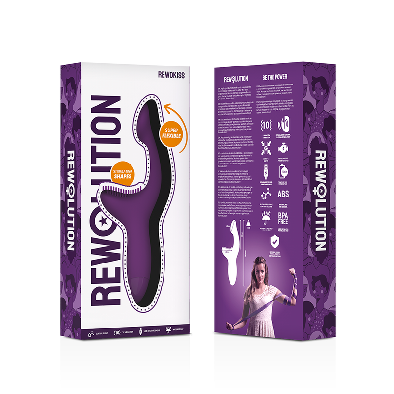 Vibratore Rewolution Rewokiss A-Spot - REWOLUTION - Vibratori Doppi | erosidea.com