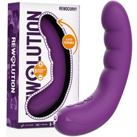 VIBRATORE REWOLUTION REWOCURVY SUPER FLESSIBILE - REWOLUTION - Vibratori punto G | erosidea.com