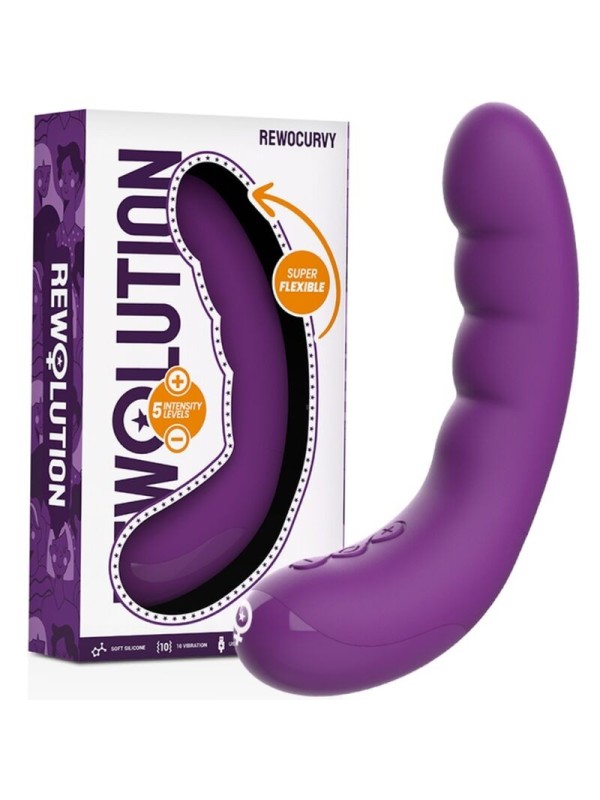 Vibratore Rewolution Rewocurvy Super Flessibile - REWOLUTION - Vibratori punto G | erosidea.com