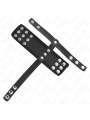 Kink - Costrittivo Pene In Pelle Con Cinturino Divisore Per Testicoli Rivestito Regolabile - KINK RING POWER - Costrittivi | erosidea.com