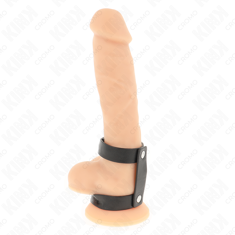 Kink - Anello Pene Regolabile In Pelle Doppia - KINK RING POWER - Costrittivi | erosidea.com