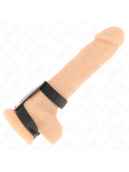 Kink - Anello Pene Regolabile In Pelle Doppia - KINK RING POWER - Costrittivi | erosidea.com